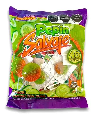 PALETA PEPIN SALVAJE C/40