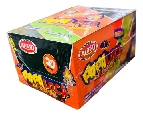 PALETA PAPA LOCA SUPER HOT C/20