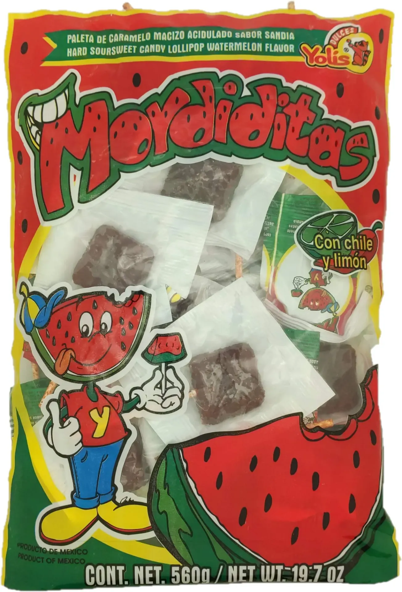 PALETA MORDIDITAS YOLIS C/40