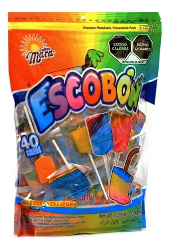 PALETA MARA ESCOBON SURTIDO C/40