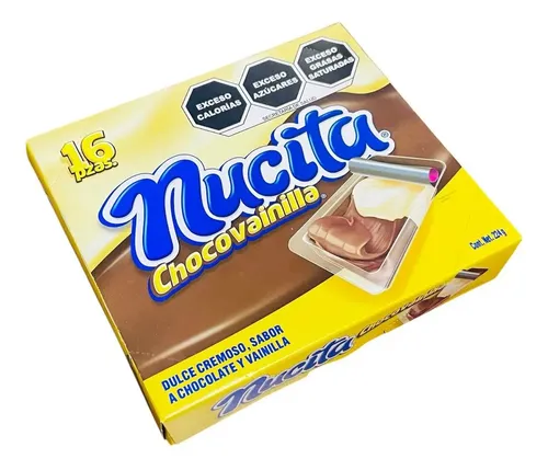 NUCITA CHOCOLATE Y VAINILLA C/16