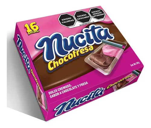 NUCITA CHOCOLATE Y FRESA C/16
