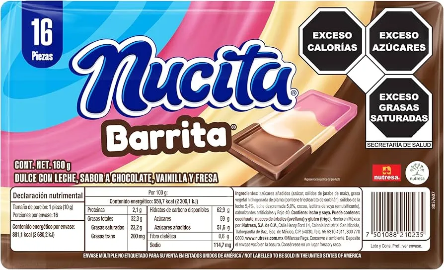 NUCITA BARRITA C/16