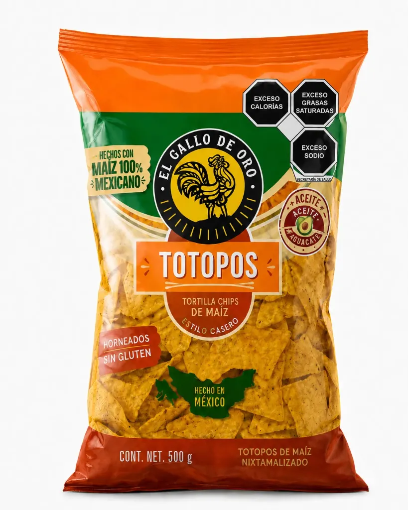 NACHO NATURAL GALLO DE ORO 500 G