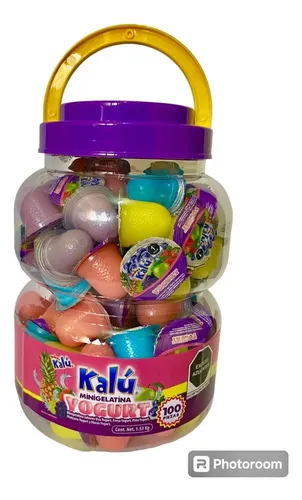 MINI GELATINA YOGURT KALU VITROLERO C/100