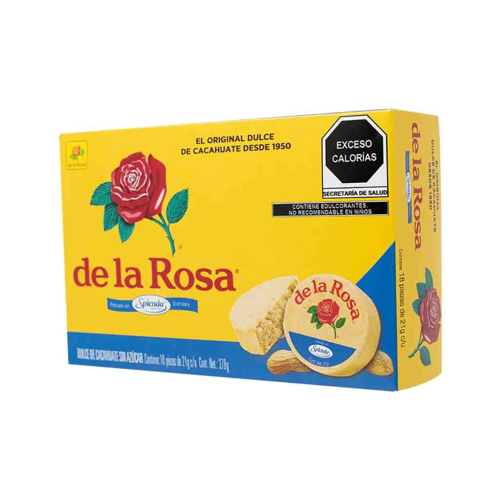 MAZAPAN DE LA ROSA SUGAR FREE C/18