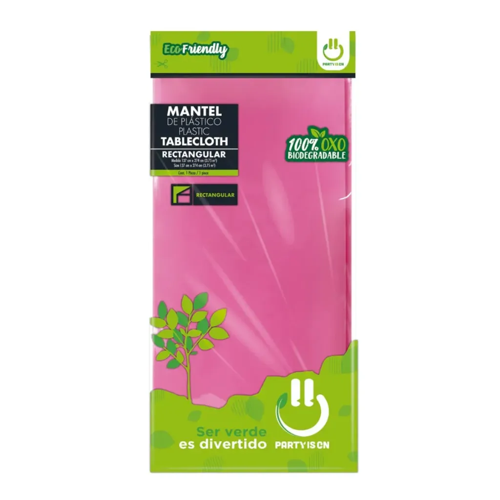 MANTEL RECTANGULAR ROSA