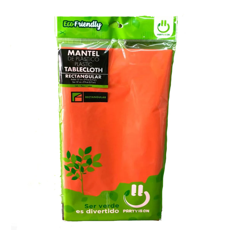 MANTEL RECTANGULAR NARANJA