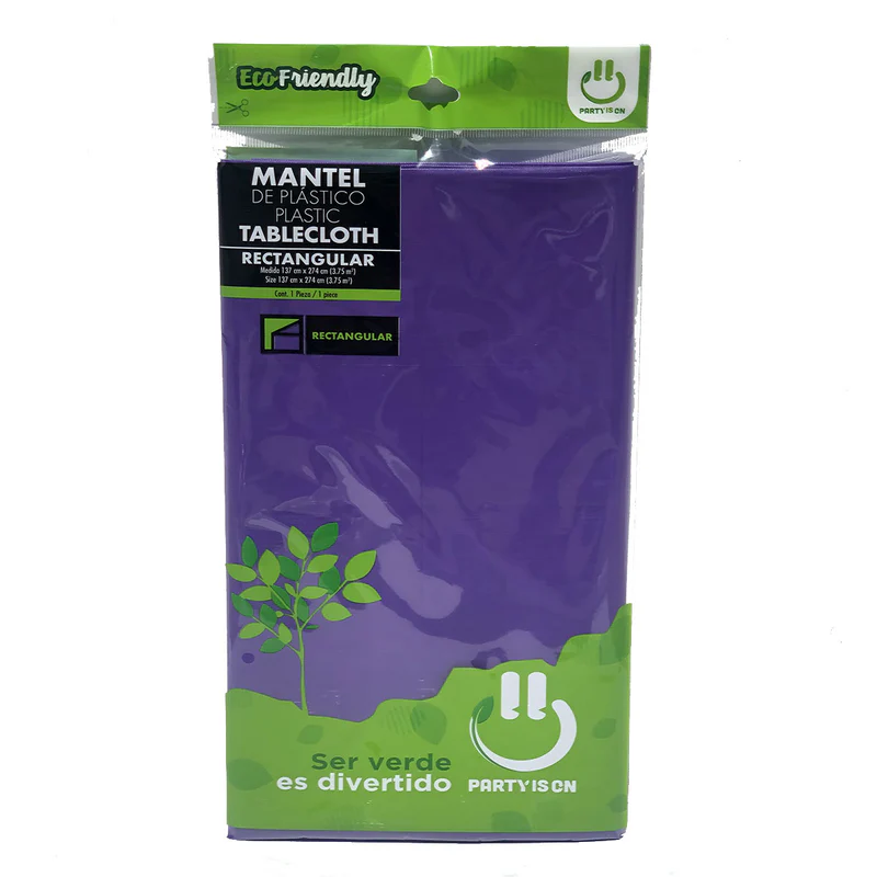MANTEL RECTANGULAR MORADO
