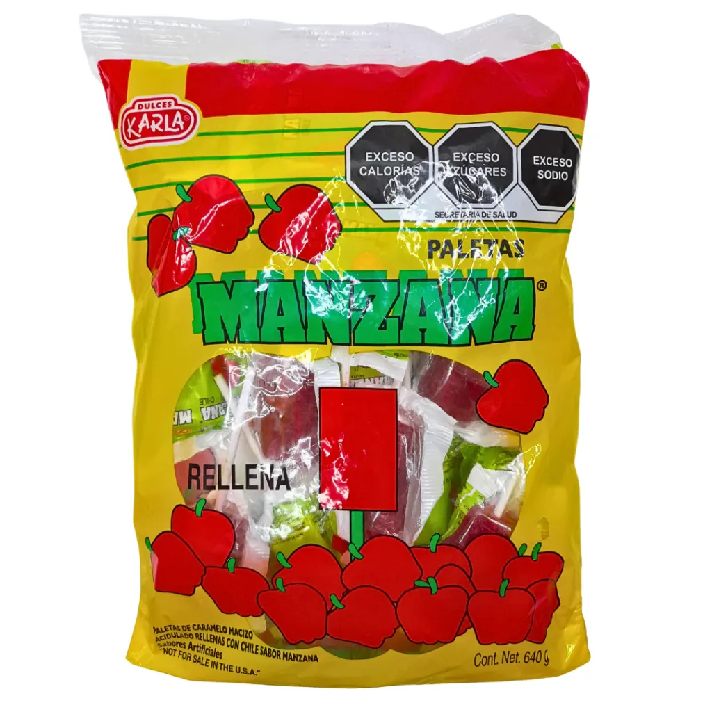 KARLA PALETA MANZANA RELLENA C/20