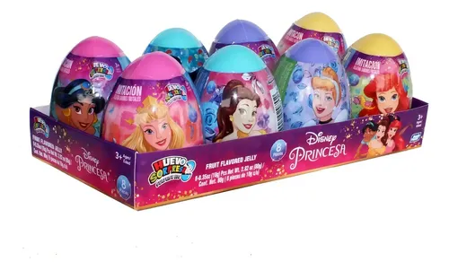JUGUETE SORPRESA HUEVO DISNEY PRINCESAS C/8
