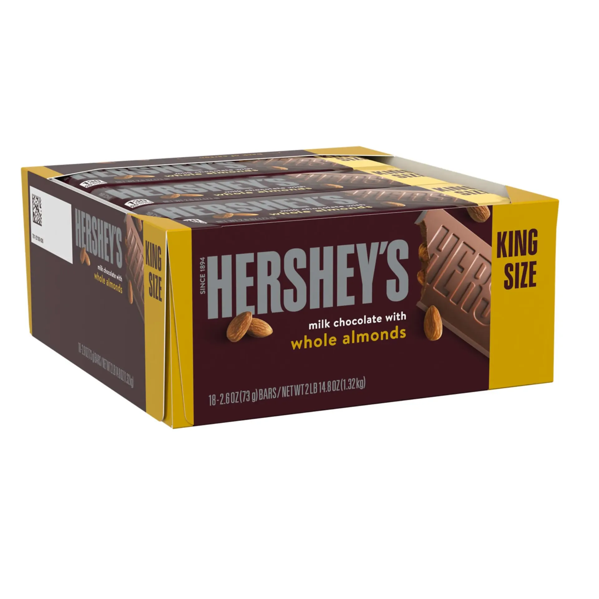 HERSHEYS ALMENDRA KING SIZE C/12 60G