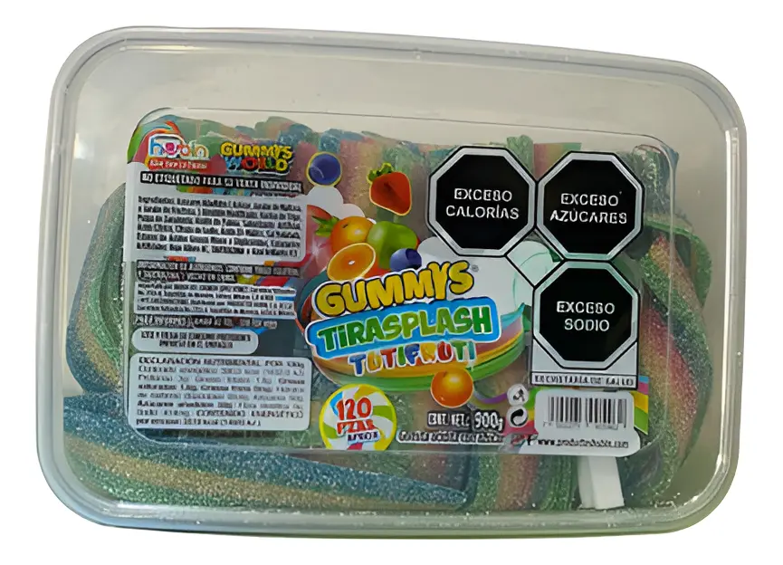 GUMMY TIRASPLASH TUTTIFRUTTY C/120