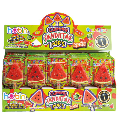 GUMMY SANDIITAX POPS C/30