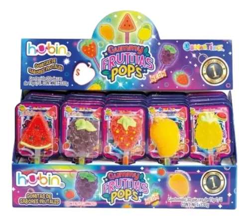 GUMMY FRUTITAS POPS C/30