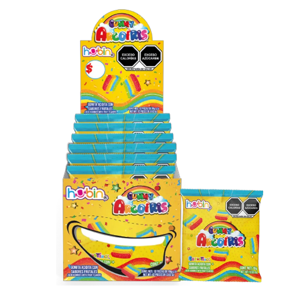 GUMMY ARCOIRIS HUBIN C/12