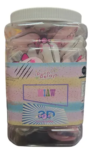 GOMITAS RELLENA MIAW 3D C/30
