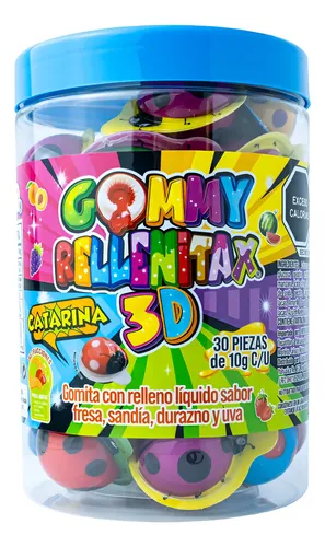 GOMITA RELLENA ARAÑA 3D C/30