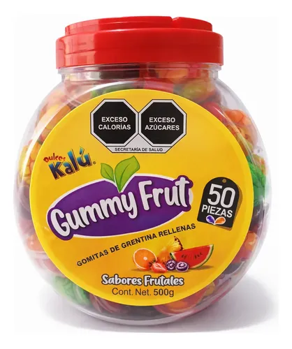 GOMI BOLAS FRUTAS C/50 KALU