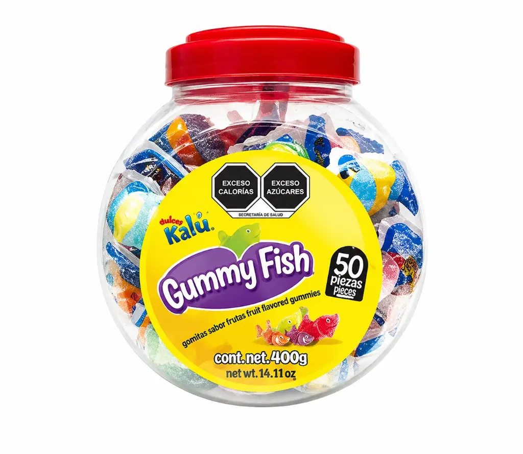 GOMI BOLAS FISH C/50 KALU