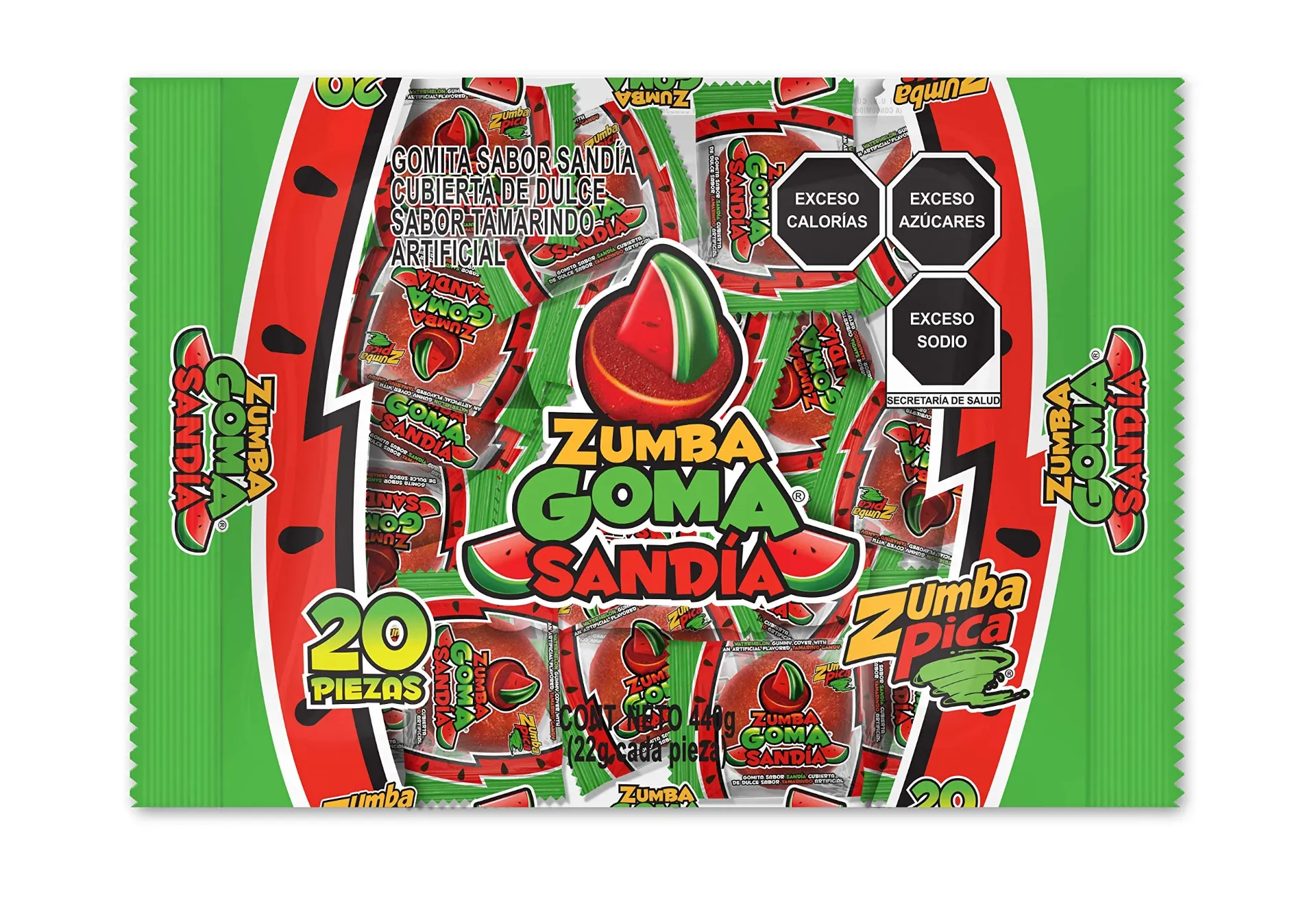 GOMA ZUMBA GOMA SANDIA C/20