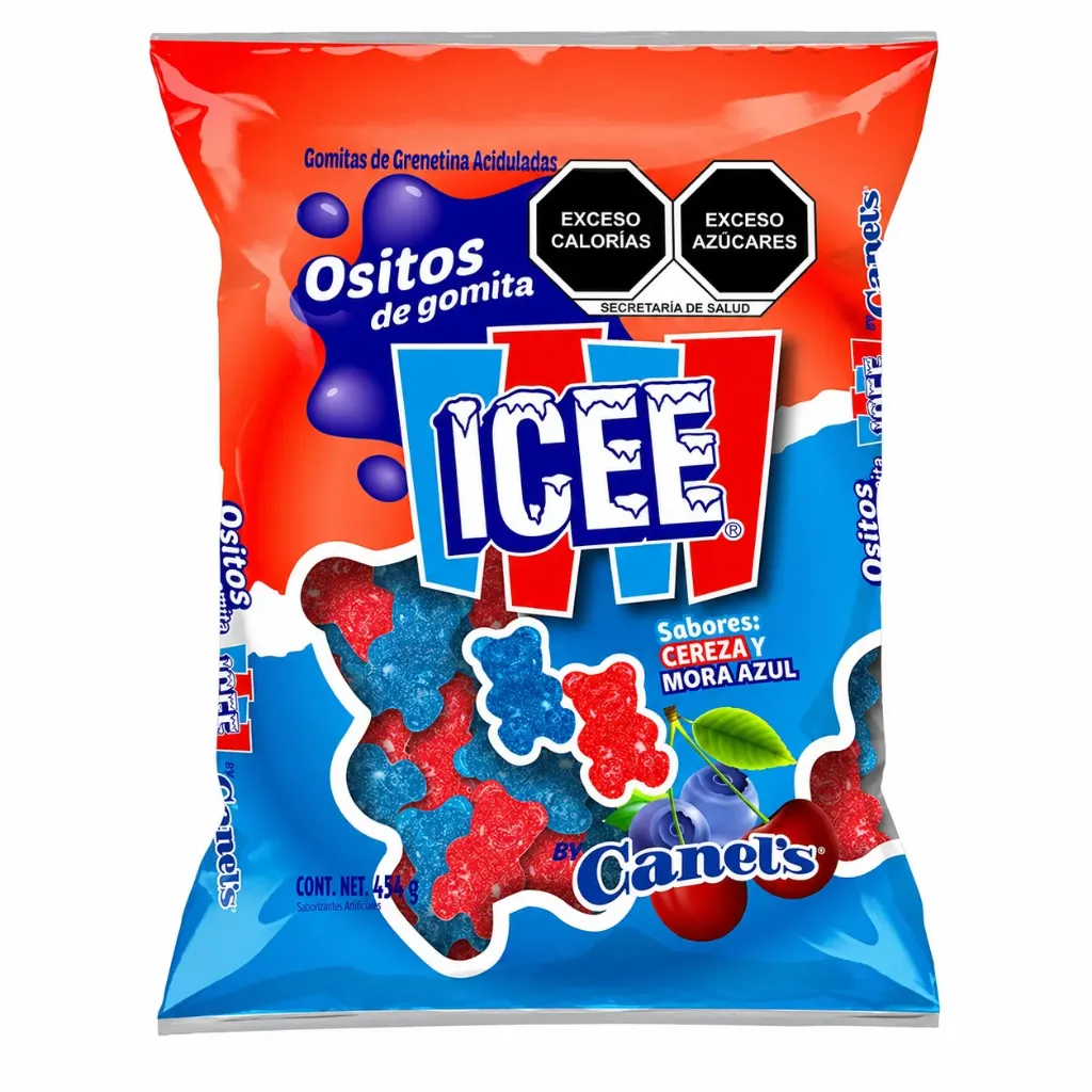 GOMA OSITOS ICEE CANELS 454 G
