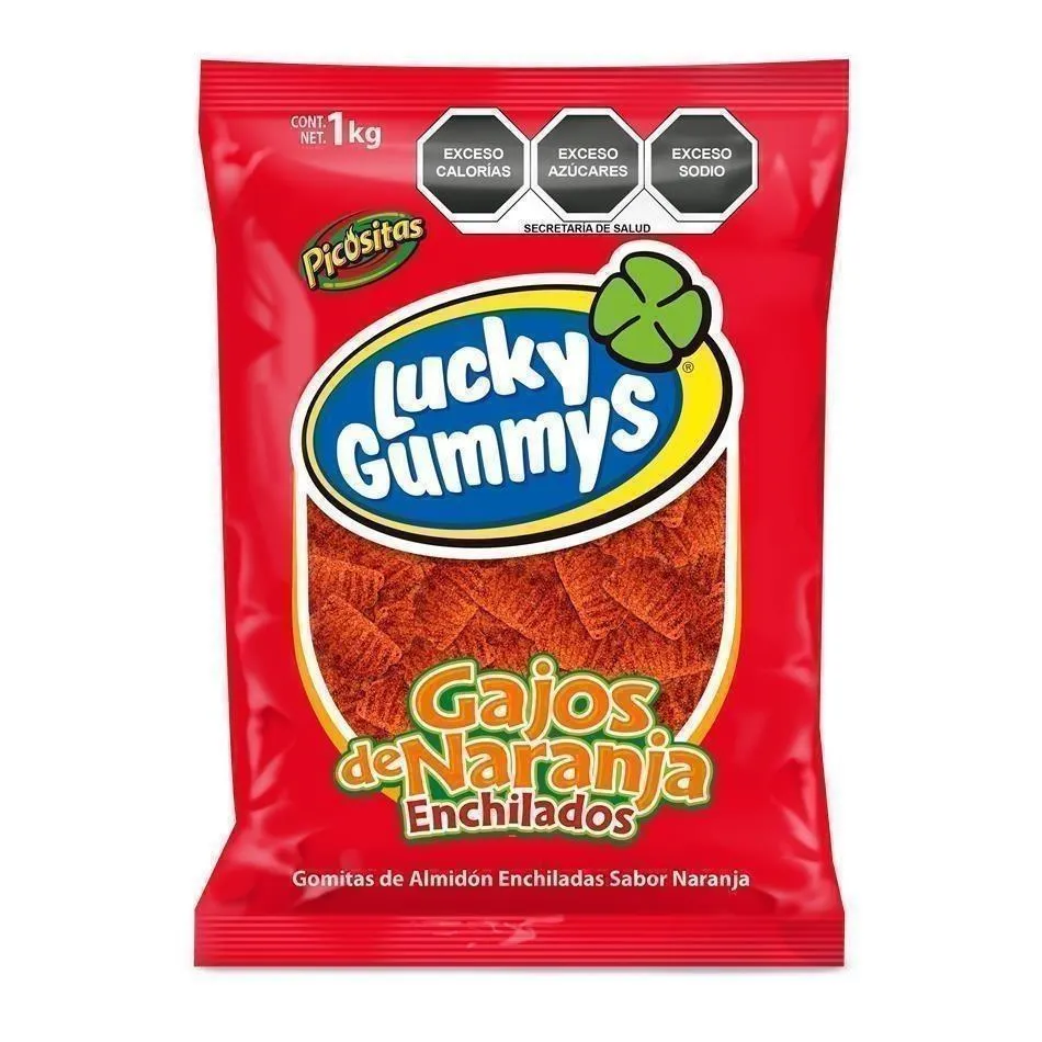 GOMA LUCKY GAJOS DE NARANJA ENCHILADOS