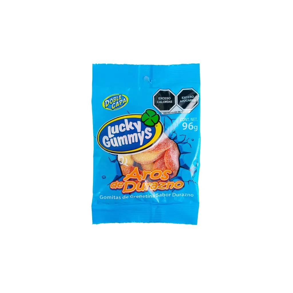 GOMA LUCKY ARO DURAZNO SOBRE