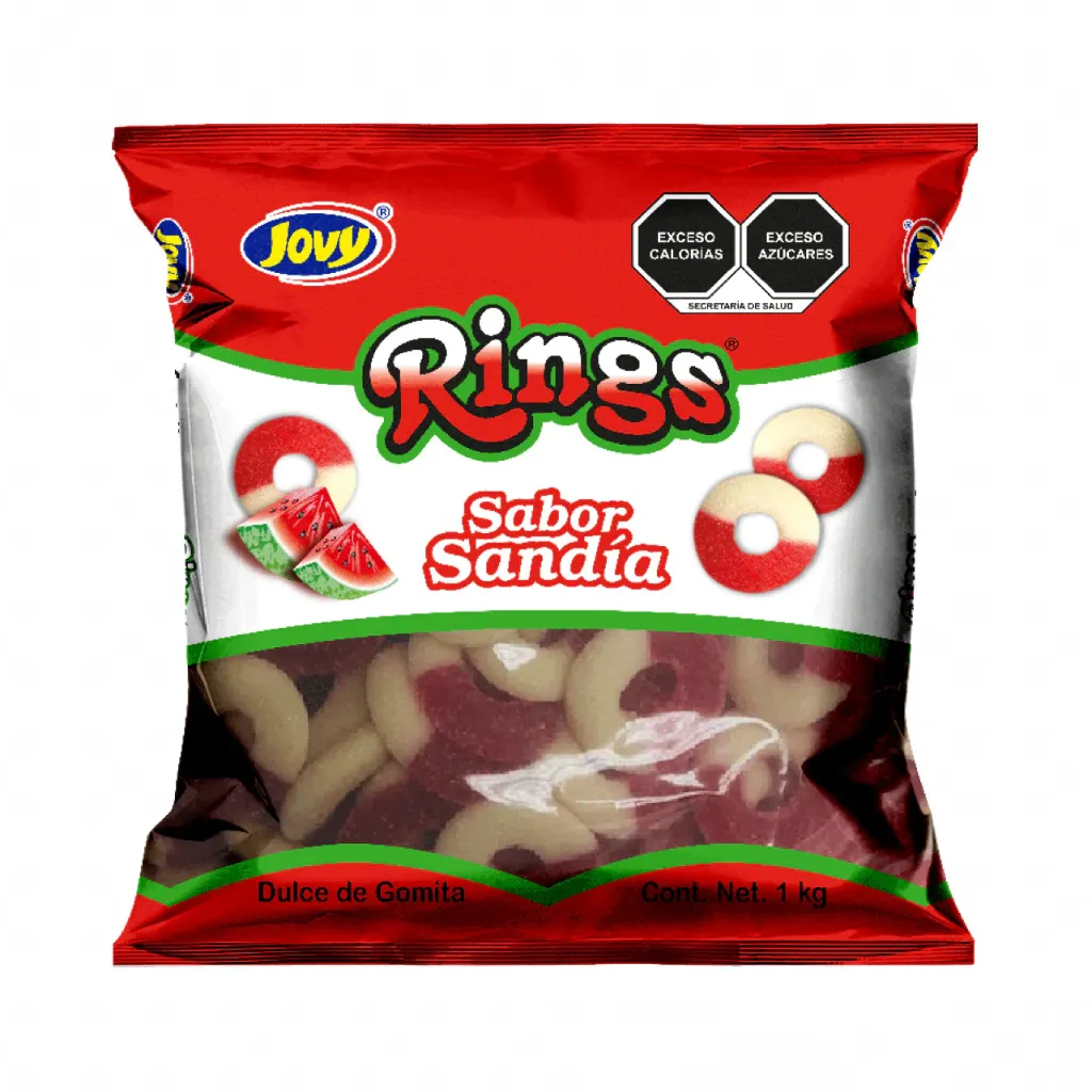 GOMA JOVY RINGS WATERMELON