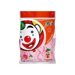 GLOBO PAYASO ROSA FRESA #9 C/50