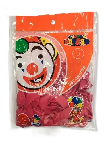 GLOBO PAYASO FUCSIA #9