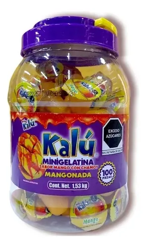GELATINA KALU MANGO Y SURTIDA  C/100
