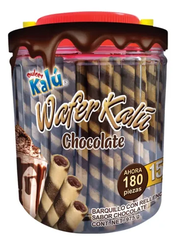 GALLETA WAFFER KALÚ CHOCOLATE C/180