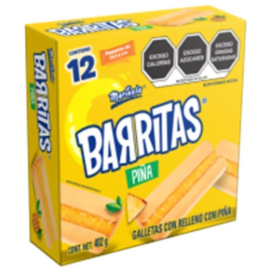 GALLETA BARRITA PIÑA C/12