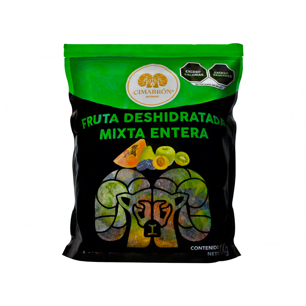 FRUTA DESHIDRATADA MIXTA ENTERA CIMARRON KG