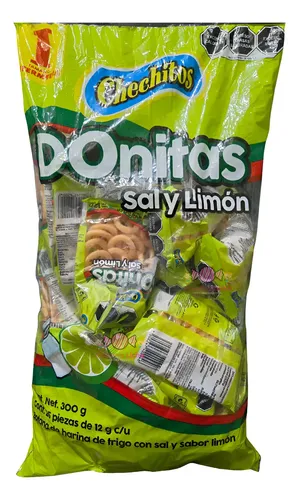 FRITURA DONITAS SAL Y LIMON C/25 GONAC