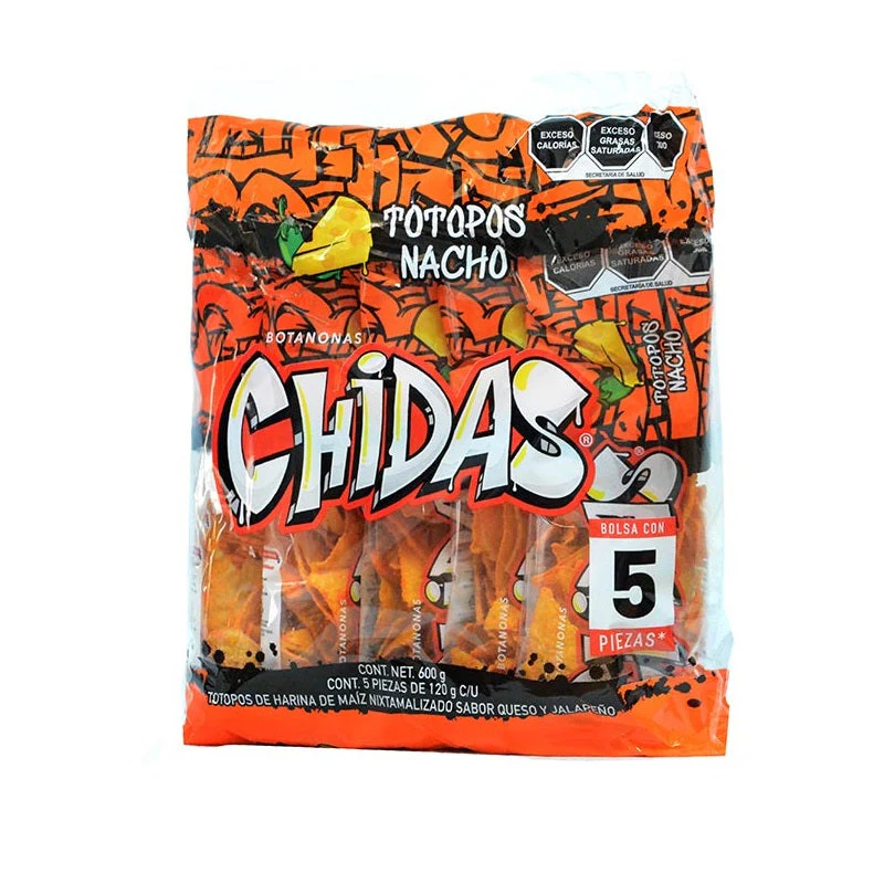 FRITURA CHIDAS TOTOPO NACHO C/5