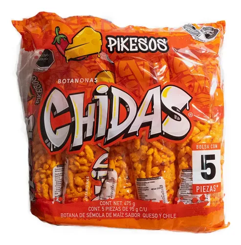 FRITURA CHIDAS PIKESOS  TUBI C/5