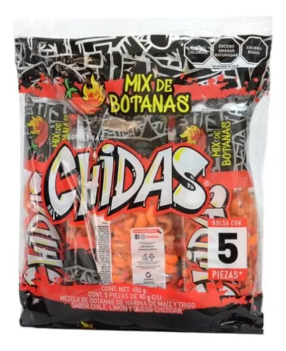 FRITURA CHIDAS MIX TUBI C/5