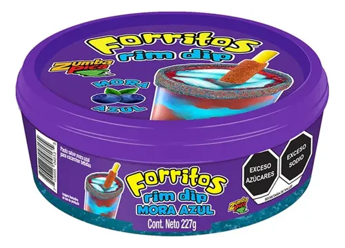 FORRITOS RIM DIP MORA AZUL 227 G