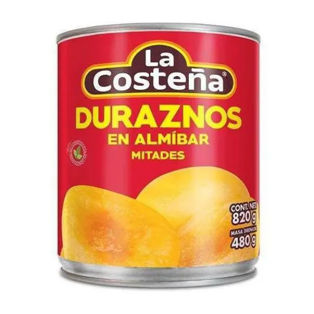DURAZNOS EN ALMIBAR LA COSTEÑA 800GR