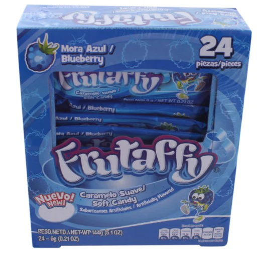 DULCE FRUTAFFY BARRITA MORA AZUL C/24