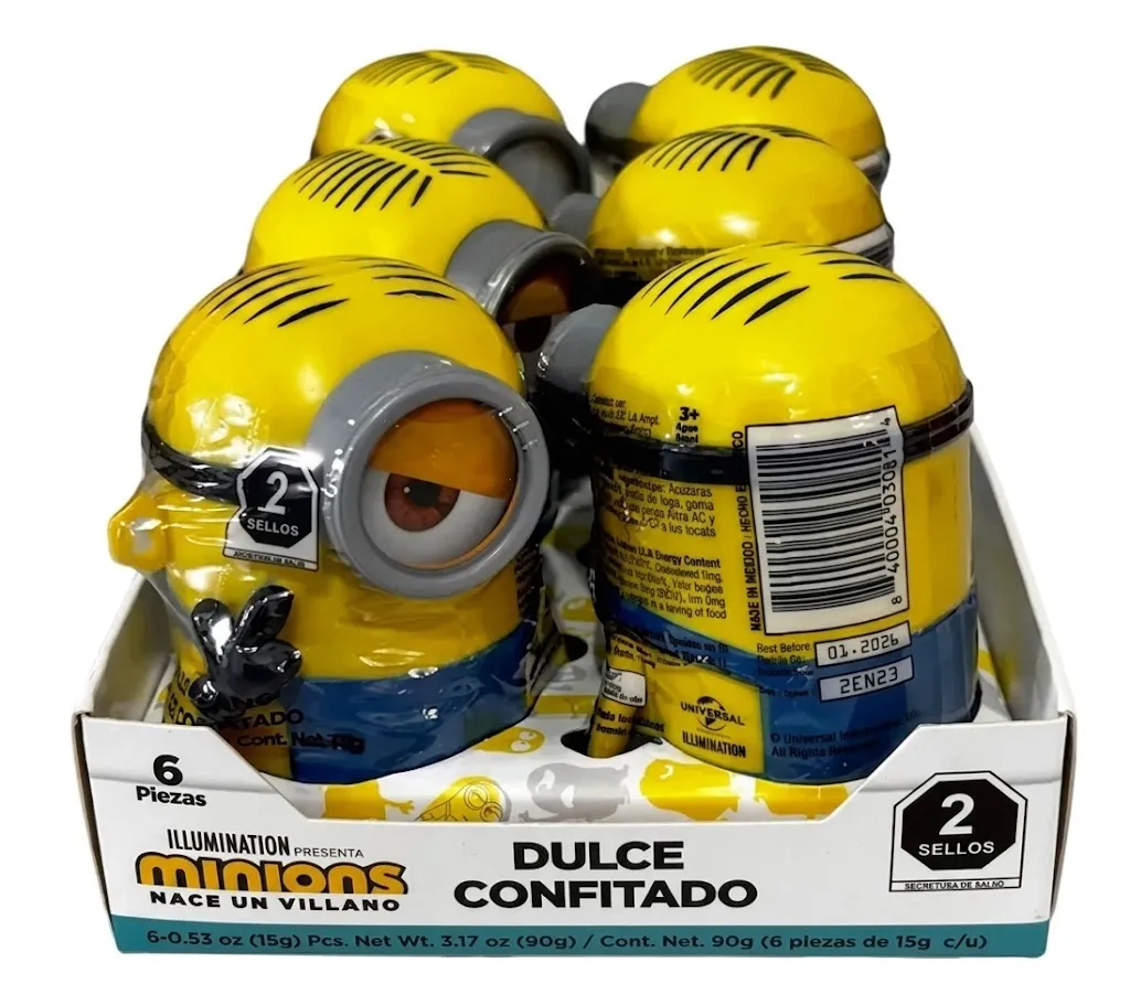 DULCE CONFITADO MINIONS C/6