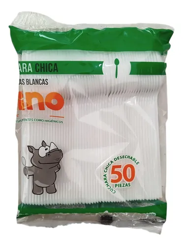 CUCHARA BLANCO CHICA C/50 RINO