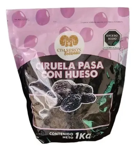 CIRUELA PASA CON HUESO CIMARRON KG