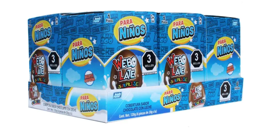 CHOCOLATE WEBO LATE NIÑOS C/6