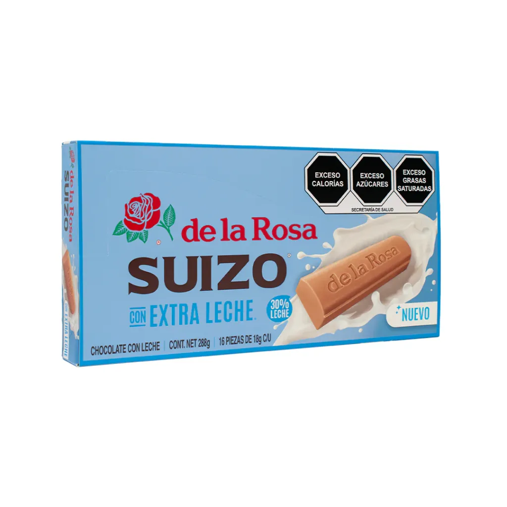 CHOCOLATE SUIZO EXTRA LECHE C/16