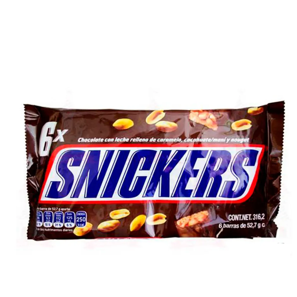 CHOCOLATE SNICKERS C/6