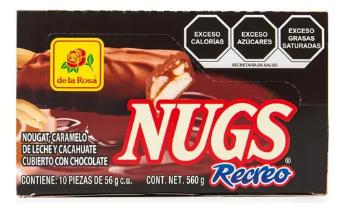 CHOCOLATE NUGS RECREO C/10