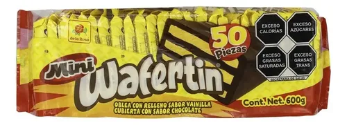 CHOCOLATE MINI WAFERTIN C/50